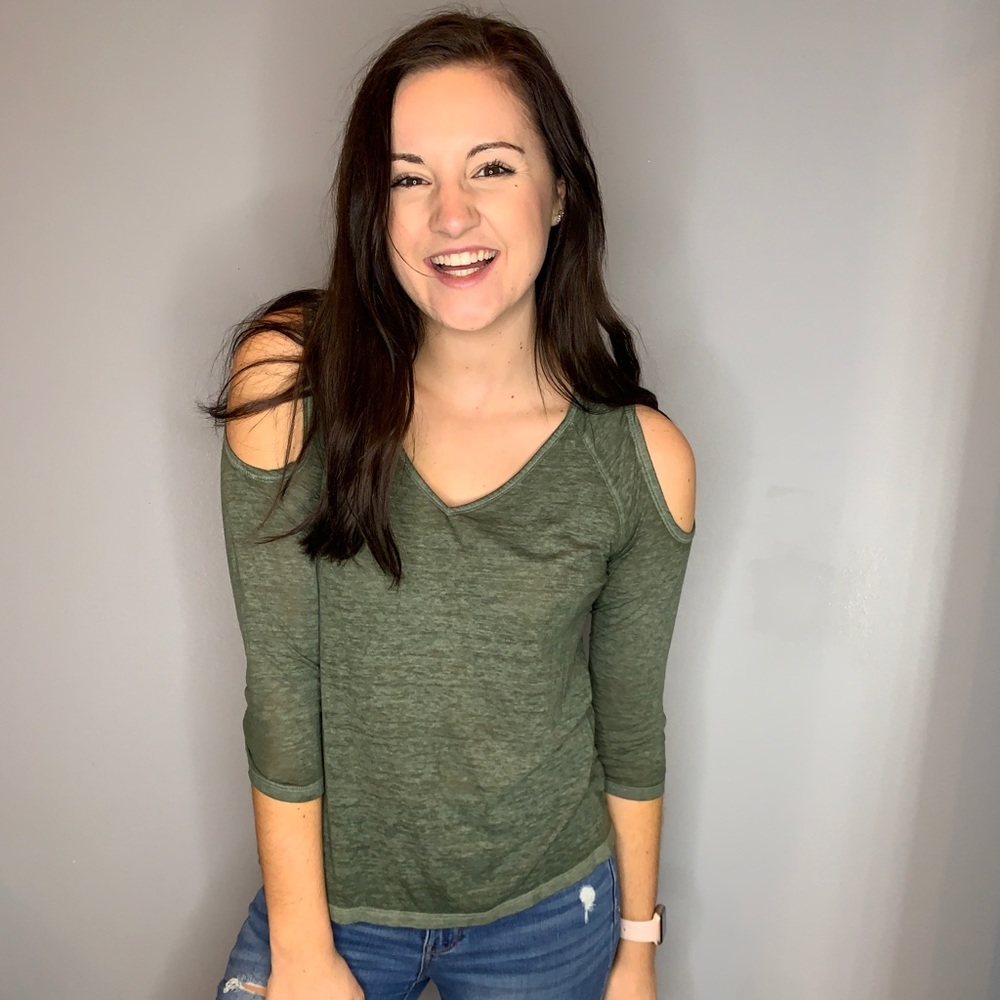 Open Shoulder Shirt